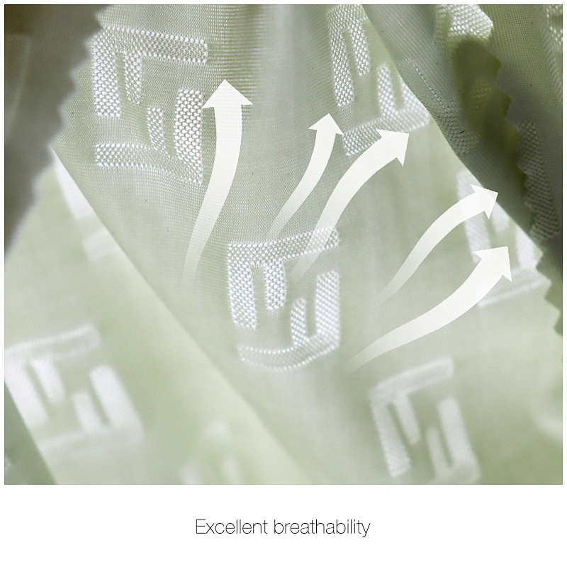 Micro fiber 4-way stretch nylon spandex jacquard fabric